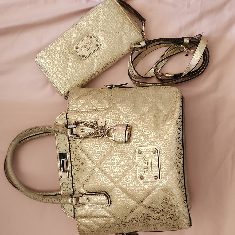 Guess Ophelia Purse and Wallet Set